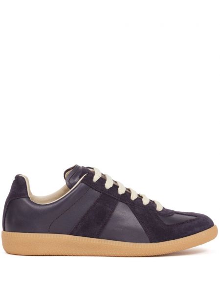 Deri sneaker Maison Margiela mor