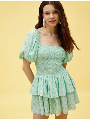Sukienka mini w kwiatki Koton
