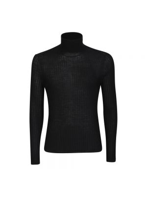 Sweter wełniany Ballantyne czarny
