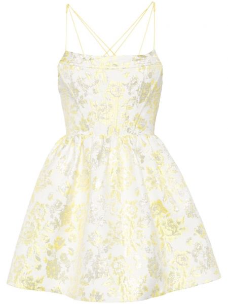 Mini çiçek kokteyl elbise Alice + Olivia