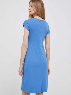 Mini šaty Lauren Ralph Lauren modré