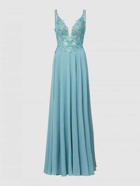 Sukienka wieczorowa Luxuar błękitna
