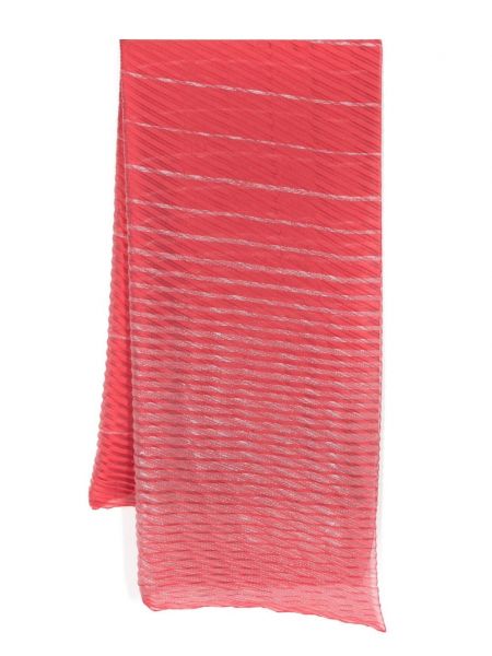 Echarpe plissée Emporio Armani rouge