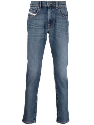 Slank stretch jeans Diesel blå