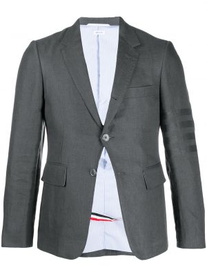 Stribet blazer Thom Browne grå