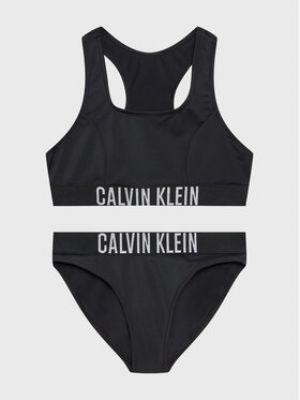 Kétrészes fürdőruha Calvin Klein Swimwear - fekete