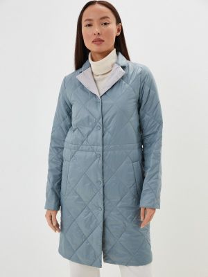 Утепленная демисезонная куртка снежная королева голубая
