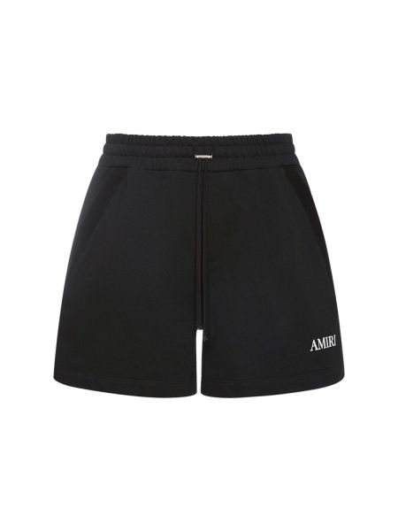 Shorts med mönster Amiri svart