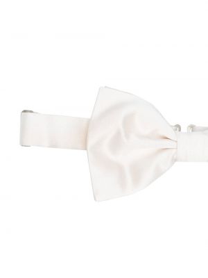 Pletená hedvábná kravata s mašlí Canali