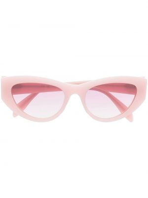 Слънчеви очила с градиентным принтом Alexander Mcqueen розово