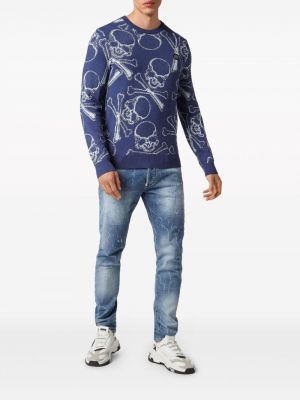 Sweter bawełniany Philipp Plein
