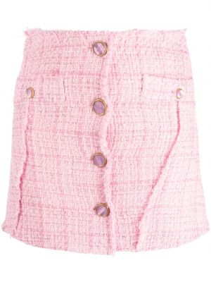 Tweed miniszoknya Gcds rózsaszín