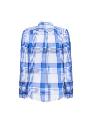 Camisa de lino a cuadros con estampado Polo Ralph Lauren