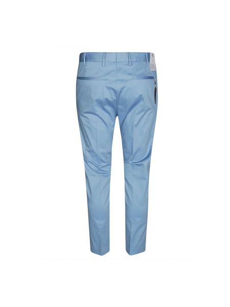 Spodnie slim fit Pt01 niebieskie