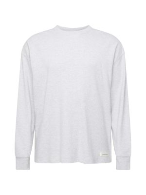 T-shirt a maniche lunghe Abercrombie & Fitch grigio