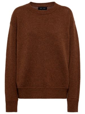 Кашмирен пуловер Les Tien кафяво