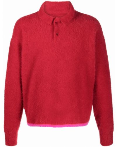 Jersey a rayas de tela jersey Jacquemus rojo