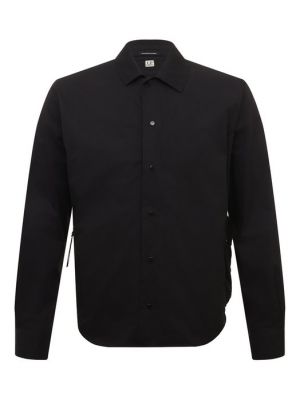 Хлопковая рубашка C.p. Company черная