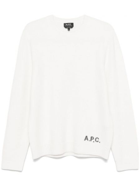 Trøje striktrøje A.p.c. hvid