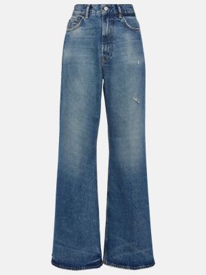 High waist jeans ausgestellt Acne Studios blau