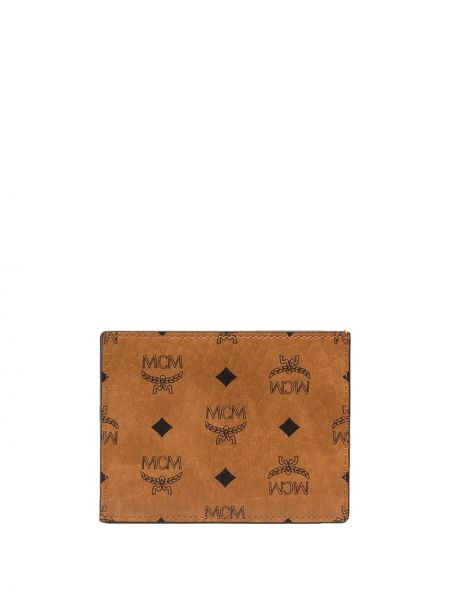 Mustriline rahakott Mcm pruun