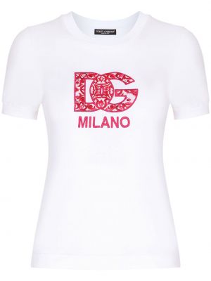 Тениска с принт Dolce & Gabbana