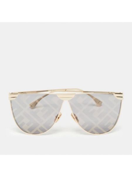 Okulary przeciwsłoneczne Fendi Vintage beżowe