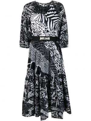 Kleid mit print ausgestellt Just Cavalli