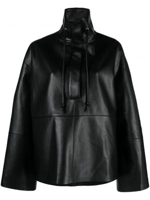 Kožna jakna Nanushka crna