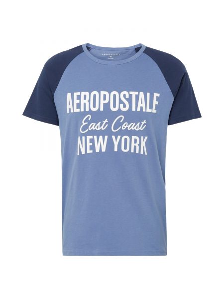 Tričko s dlhými rukávmi Aéropostale modrá