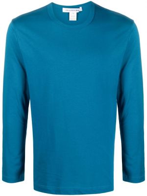 Sweatshirt aus baumwoll mit rundem ausschnitt Comme Des Garçons Shirt blau