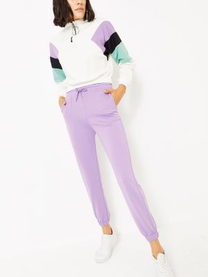 Pantaloni sport Lafaba violet