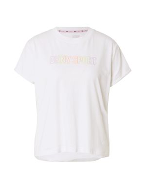T-shirt à motif mélangé Dkny Performance blanc