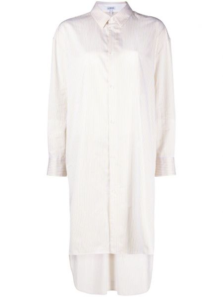 Βαμβακερή φόρεμα σε στυλ πουκάμισο Loewe