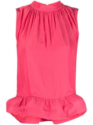 Блуза без ръкави Lanvin розово