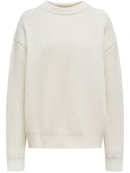 Pamučni džemper 12 Storeez bijela