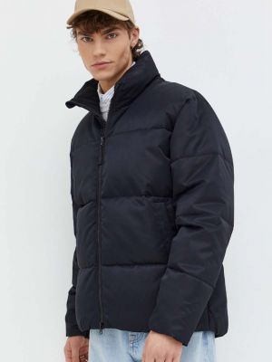 Oversized téli kabát Abercrombie & Fitch fekete