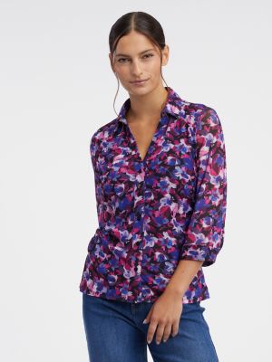 Bluza s cvjetnim printom Orsay ljubičasta
