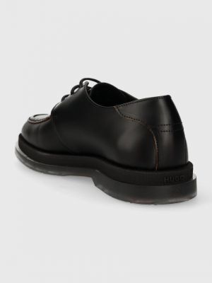 Pantofi din piele Hugo negru