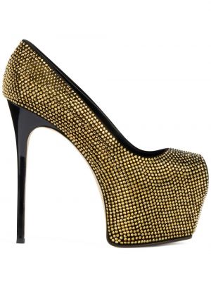 Krystaller pumps Giuseppe Zanotti svart