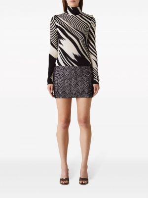 Vlněný svetr s potiskem s abstraktním vzorem Missoni