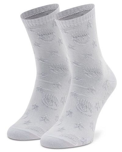 Chiara Ferragni Dámské klasické ponožky 73SB0J25 Bílá