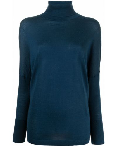 Jersey de punto de tela jersey N.peal azul