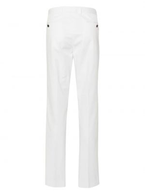 Pantalon chino taille basse en coton Zegna blanc