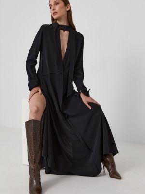 Victoria Victoria Beckham ruha fekete, maxi, harang alakú