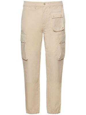 Pantalones cargo de algodón Belstaff beige