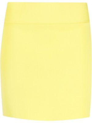 Πλεκτή φούστα P.a.r.o.s.h. κίτρινο