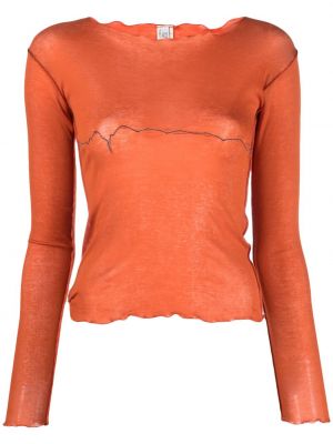 Långärmad t-shirt Baserange orange