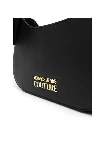 Bolsa de hombro clásica Versace Jeans Couture negro