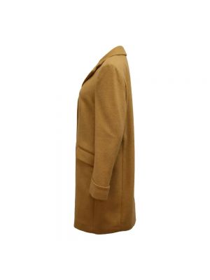 Abrigo de lana Ralph Lauren Pre-owned amarillo